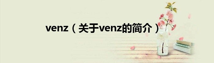 venz（關于venz的簡介）