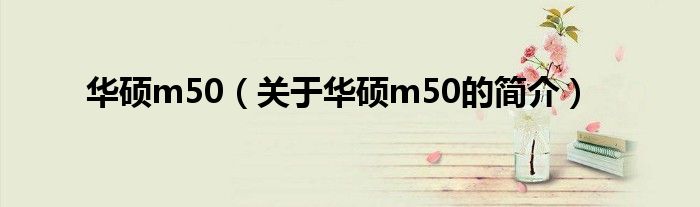 華碩m50（關于華碩m50的簡介）