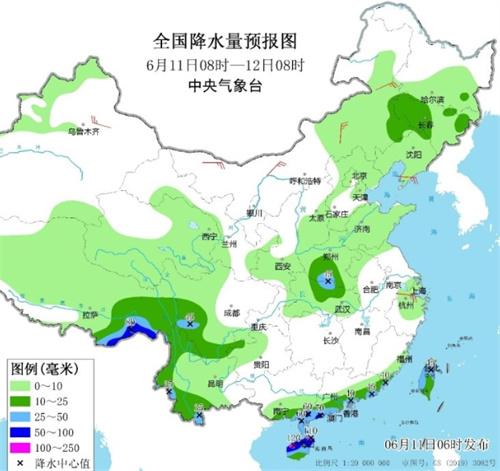 華南等地持續(xù)強(qiáng)降雨，強(qiáng)對(duì)流天氣藍(lán)色預(yù)警發(fā)布