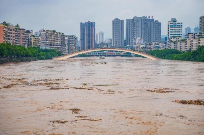 重慶萬州區(qū)遭受特大暴雨引發(fā)洪澇災害